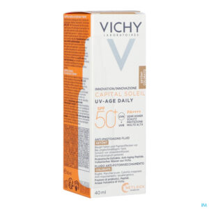 Packshot Vichy Cap Sol Uv-age Light Getint Ip50+ 40ml