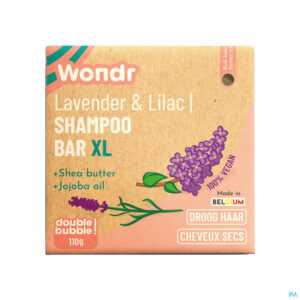 Packshot Wondr Xl Shampoo Bar Purple Healing 110g