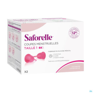 Packshot Saforelle Cup Protect Menstruatie Cups T1 Nieuw