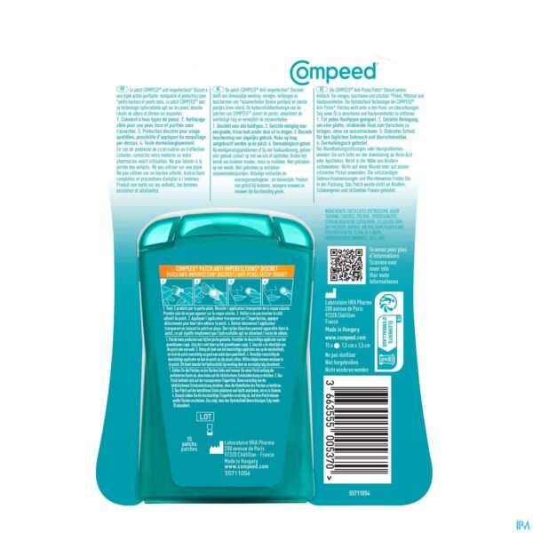 Packshot Compeed A/imperfections Discreet Patchs 15