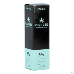 Packshot Pure Cbd 2,5% Cbg 5% Oil 10ml