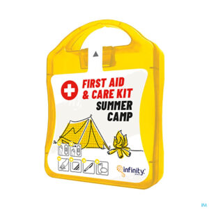 Packshot Summer Camp First Aid&care Kit Yellow Box 18 Prod.