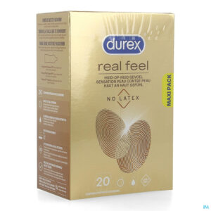 Packshot Durex Real Feel Condoms 20