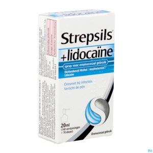 Packshot Strepsils Lidocain Keel Spray Gorge