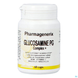 Packshot Glucosamine Complex Plus Pg Pharmagenerix Caps 60