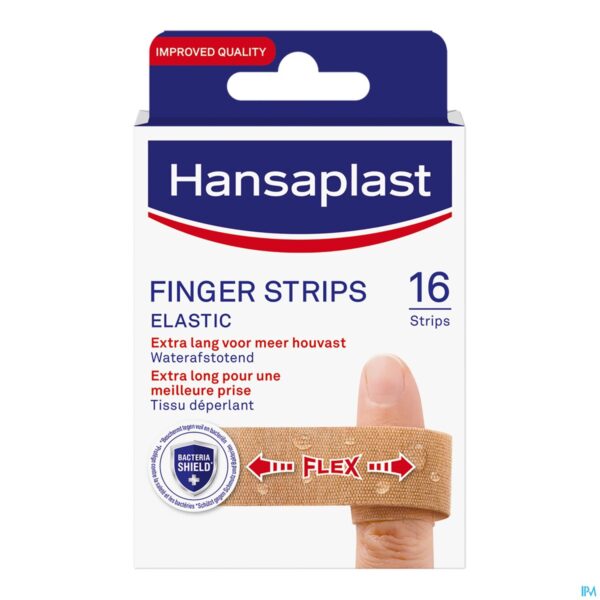 Packshot Hansaplast Fingerstrips 16 Packshot Hansaplast Fingerstrips 16