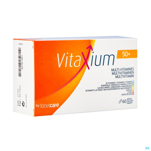 Packshot Vitaxium 50+ Multi Vitaminen Caps 60