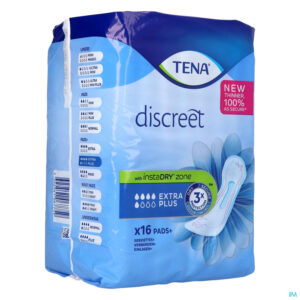 Packshot Tena Discreet Extra Plus 16
