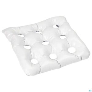 Productshot Zitkussen Bad Opblaasb Zuignappen 45,5x45,5cm Wit