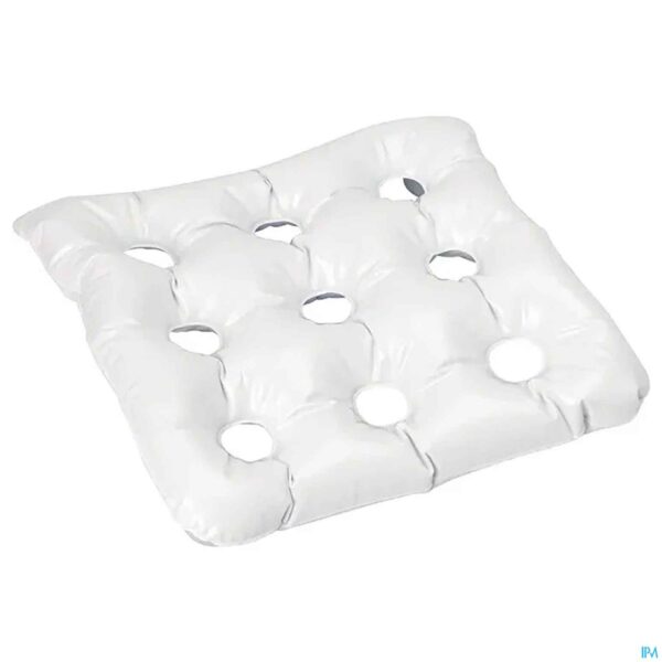 Productshot Zitkussen Bad Opblaasb Zuignappen 45,5x45,5cm Wit