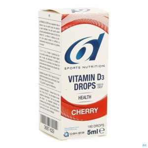 Packshot 6d Sixd Vitamin D3 Drops Cherry 5ml