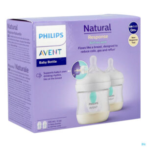 Packshot Philips Avent Natural 3.0 Airfree Zuigfles 2x125ml