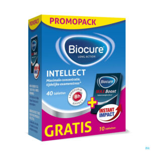 Packshot Biocure Intellect Pack Comp 40+ Max Comp 10 Grat.
