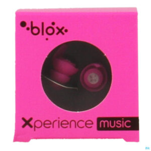 Packshot Blox Xperience Music Oordoppen Fluo Roze 1 Paar
