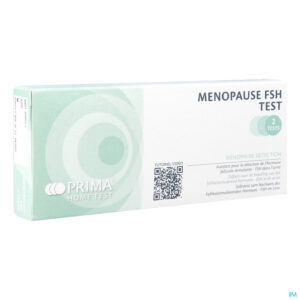 Packshot ZELFTEST MENOPAUSE FSH 2 ST