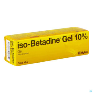 Packshot Iso Betadine Gel Tube 30g
