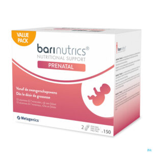 Packshot Barinutrics Prenatal Caps 150 Metagenics