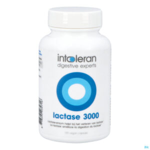Packshot Intoleran Lactase 3000 Fcc Caps 150