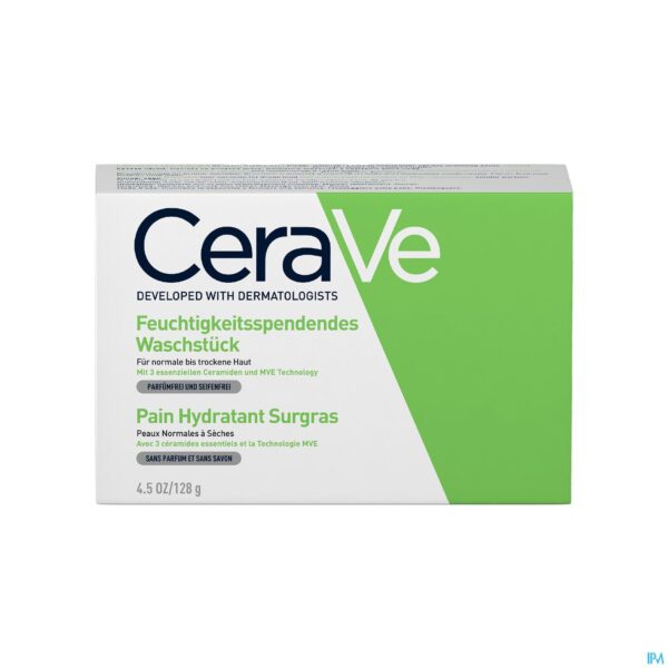 Packshot Cerave Hydraterend Wastablet 128g