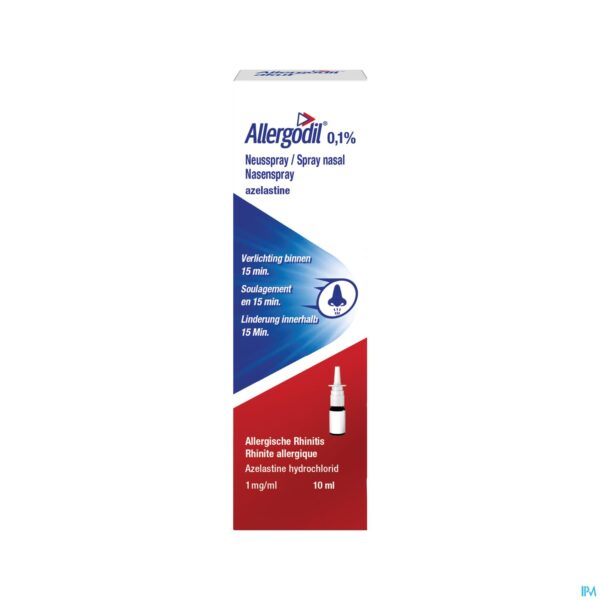 Packshot Allergodil Spray Nasal Fl 10ml