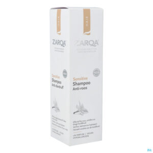 Packshot Zarqa Sensitive Shampoo A/roos 200ml Nf