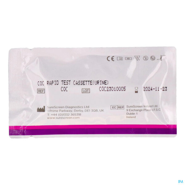 Packshot Urine Drugtest Cassette Cocaine 10