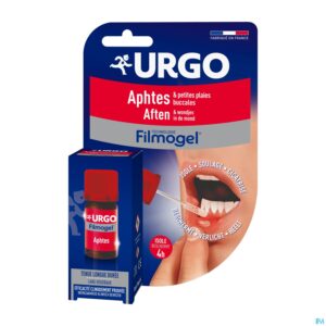 Packshot Urgo Aften Mondwondjes Fruitsmaak Filmogel 6ml