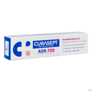 Packshot Curasept Tandp Gel 0,20% Tube 75ml