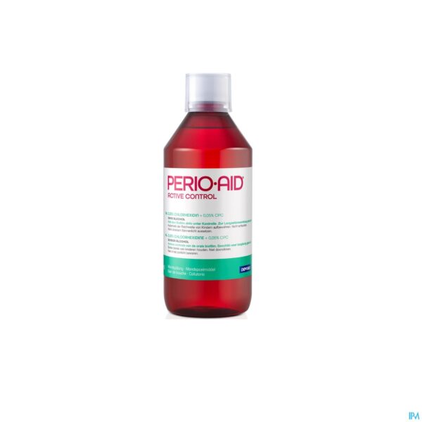 Productshot Perio.aid Active Control Mondspoelmiddel met 0,05% CHX en 0,05% CPC 500ml