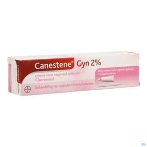 Packshot Canestene Gyn Clotrimazole 2 % Creme 20g