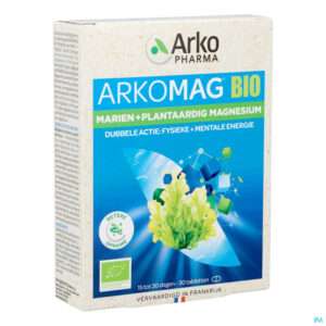 Packshot Arkomag Double Magnesium Bio Tabl 30