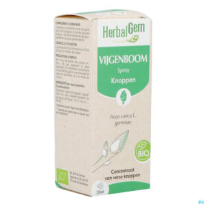 Packshot Herbalgem Vijgenboom Bio Spray 15ml