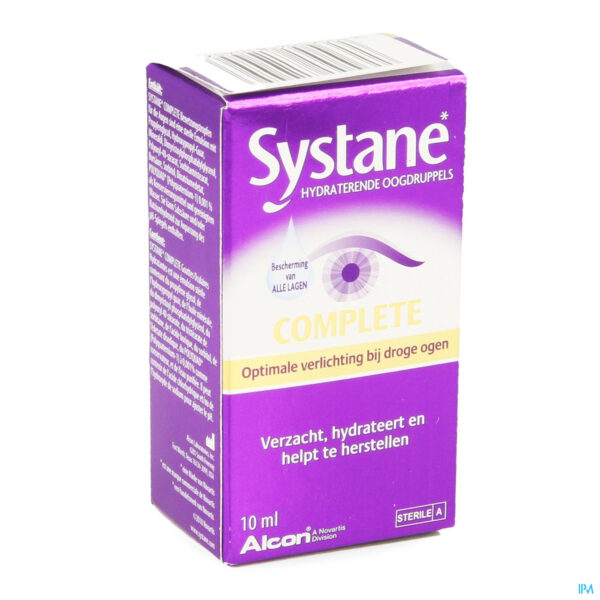Packshot Systane Complete Oogdruppels Hydra Fl 10ml
