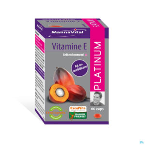 Packshot Mannavital Vitamine E Caps 60