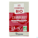 Packshot Vitavea Cranberry Bio Caps 20