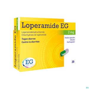Packshot Loperamide EG Caps  20X2Mg