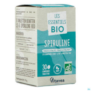 Packshot Vitavea Spiruline Bio Comp 30