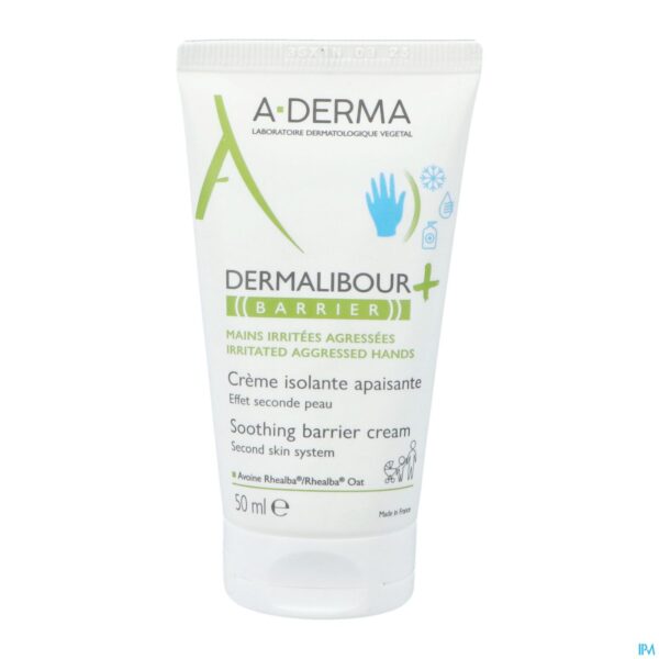 Packshot Aderma Dermalibour+ Barrier Cr Isolerend 50ml