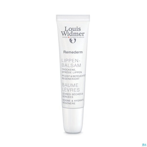 Productshot Widmer Remederm Lippenbalsem Parf Tube 15ml