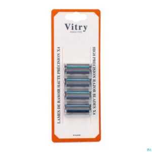 Packshot Hoge Precisie Scheermesjes X4