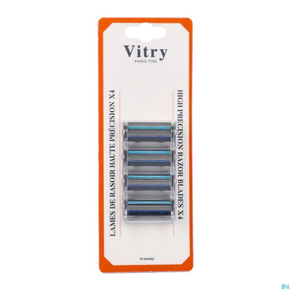 Packshot Hoge Precisie Scheermesjes X4