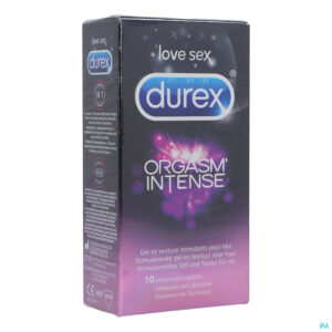 Packshot Durex Orgasm Intens Condoms 10