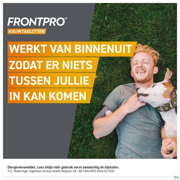 Lifestyle_image Frontpro 136mg >25-50kg Hond Kauwtabl 3