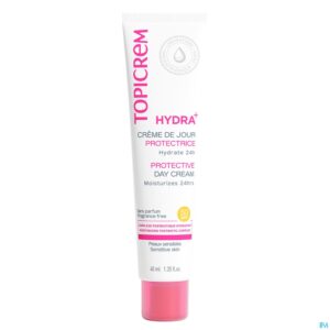 Packshot Topicrem Hydra+ Cr Jour Protectrice Ip50 40ml Nf
