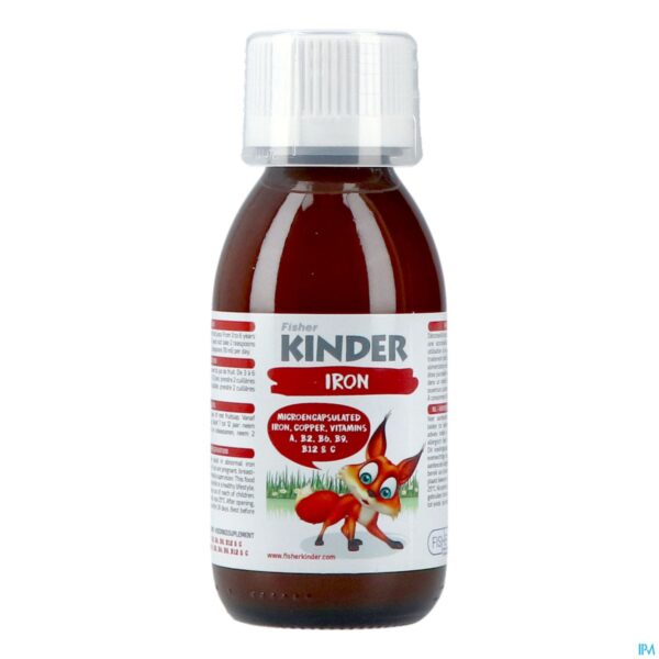 Productshot Fisher Kinder Ijzer Siroop 125ml Productshot Fisher Kinder Ijzer Siroop 125ml