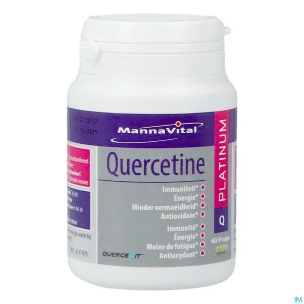 Productshot Mannavital Quercetine Platinum V-caps 60