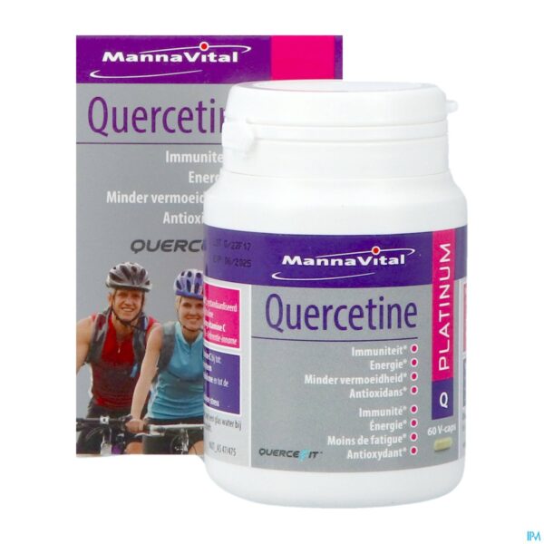 Productshot Mannavital Quercetine Platinum V-caps 60