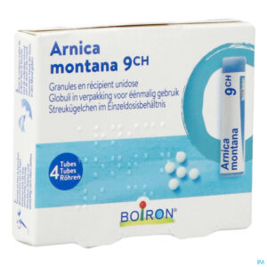 Packshot Arnica Montana 9ch Homeopack Gl 4x1g Boiron