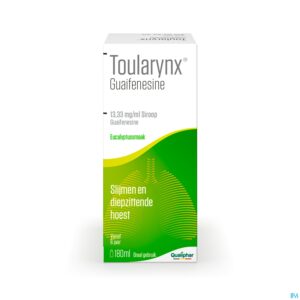 Packshot Toularynx Guaifenesine 180 ml siroop