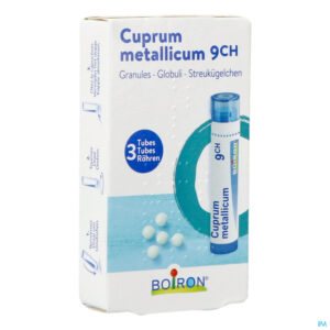 Packshot Cuprum Metallicum 9ch Homeopack Gr 3x4g Boiron
